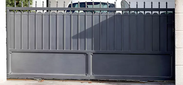 Metal Driveway Gate Installation Greenville